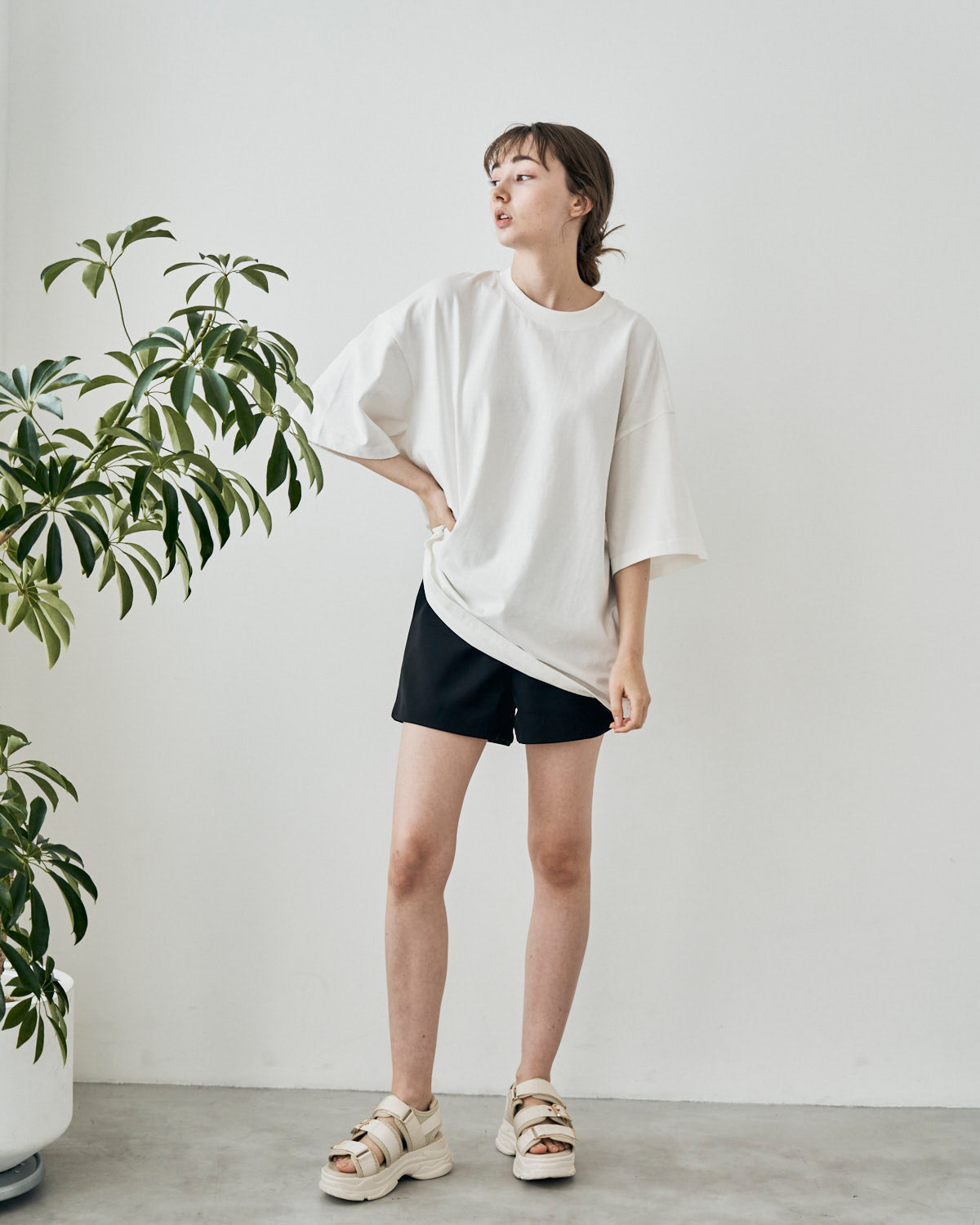 ★送料・関税込★RONRON★U NECK SILK RIBBON T SHIRT★ RONRON] U NECK SILK RIBBON T SHIRT 短袖T恤| 蝦皮購物
